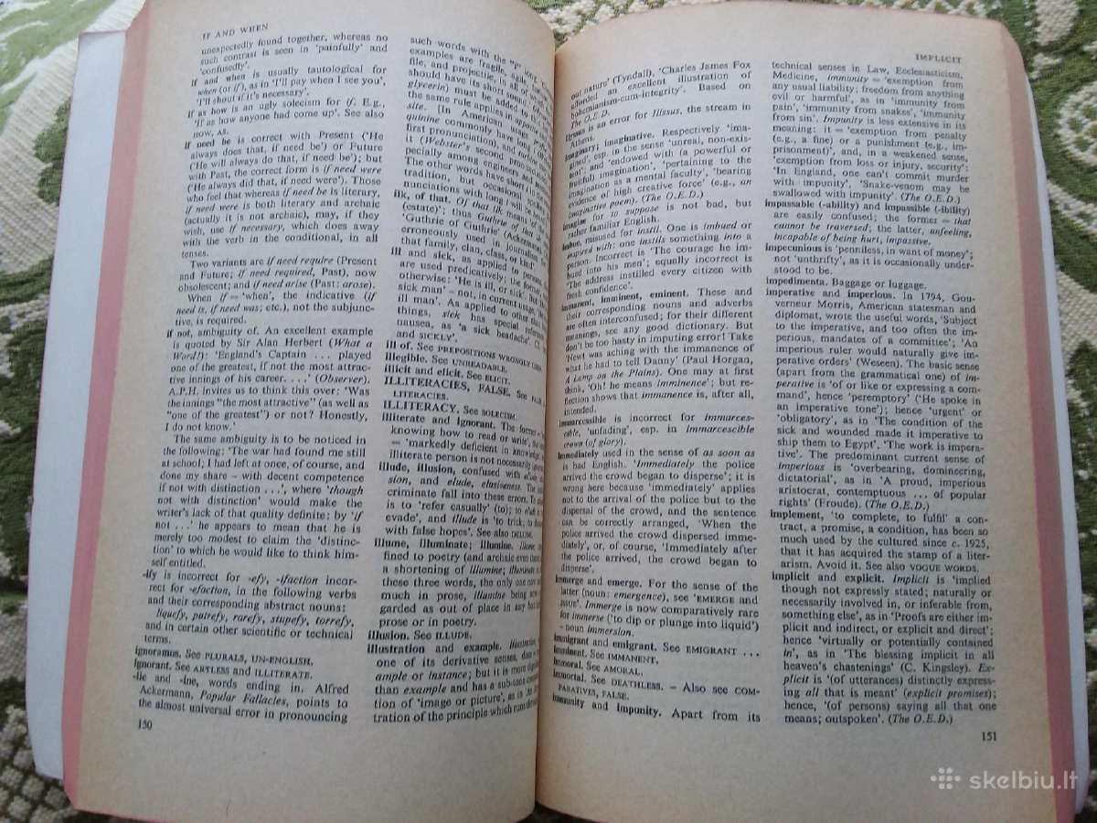 Usage and Abusage, Eric Partridge, 1974 m. - nuotraukos Nr. 2