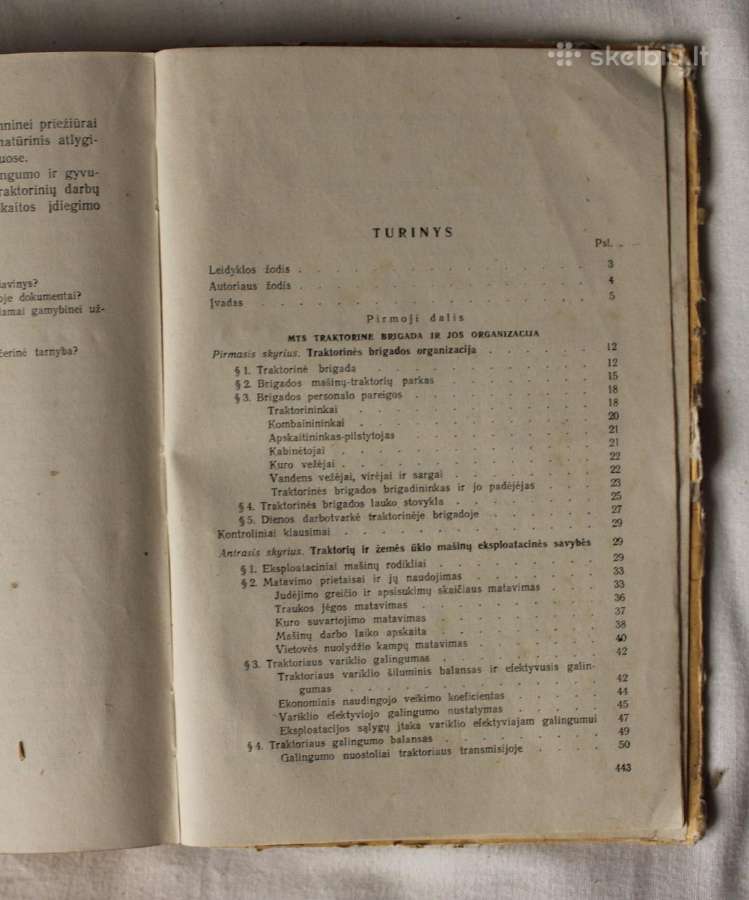 Traktorinių darbų organizavimas, technologija 1955 - nuotraukos Nr. 12