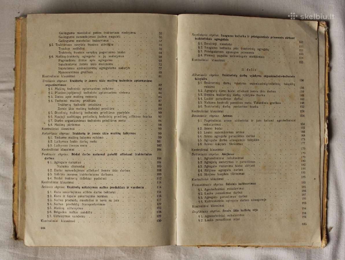 Traktorinių darbų organizavimas, technologija 1955 - nuotraukos Nr. 13