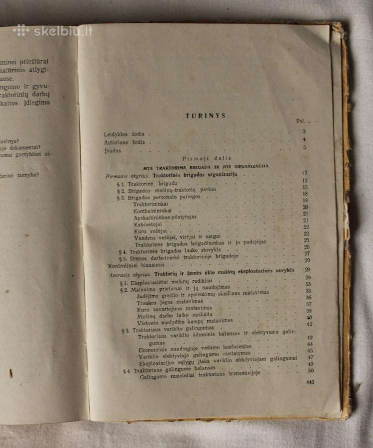 Traktorinių darbų organizavimas, technologija 1955 - nuotraukos Nr. 12