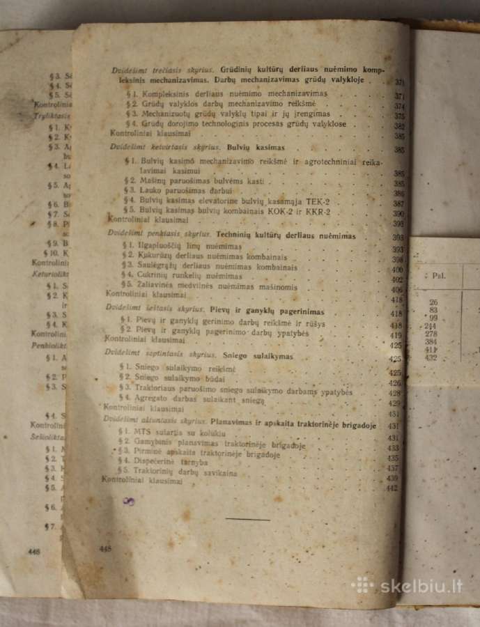 Traktorinių darbų organizavimas, technologija 1955 - nuotraukos Nr. 15
