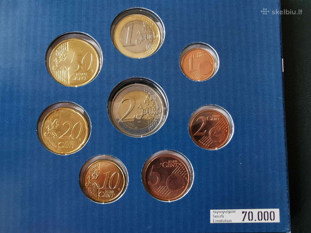 Kipras 2008m euro rink. Unc - nuotraukos Nr. 3