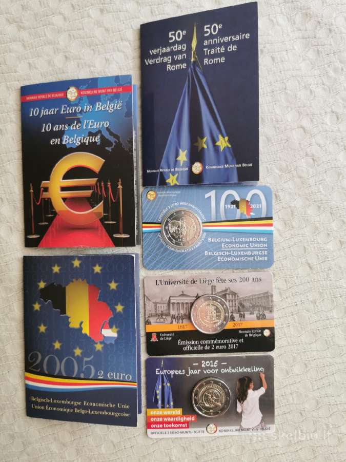 2 Euru progines monetos kortelese Bu - nuotraukos Nr. 9