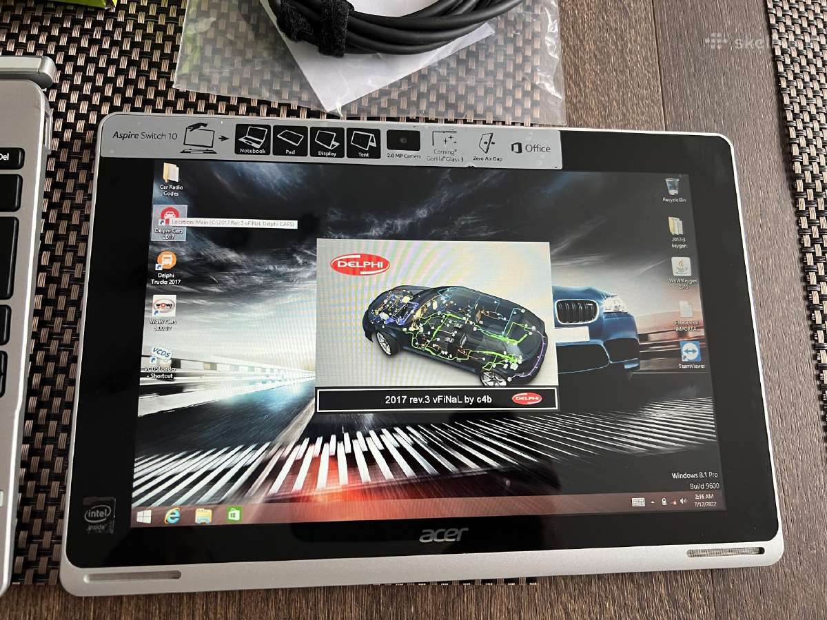 Delphi Diagnostika+acer plansete+ Vcds 22.3.1 - nuotraukos Nr. 3