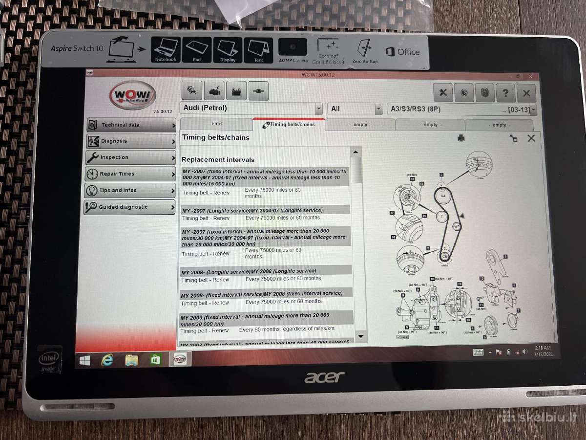 Delphi Diagnostika+acer plansete+ Vcds 22.3.1 - nuotraukos Nr. 5
