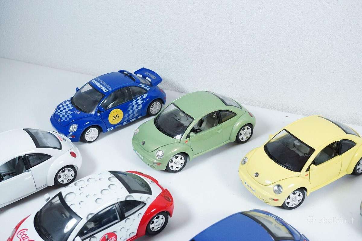 VW Beetle 1:18 modeliai kolekciniai dideli - nuotraukos Nr. 2