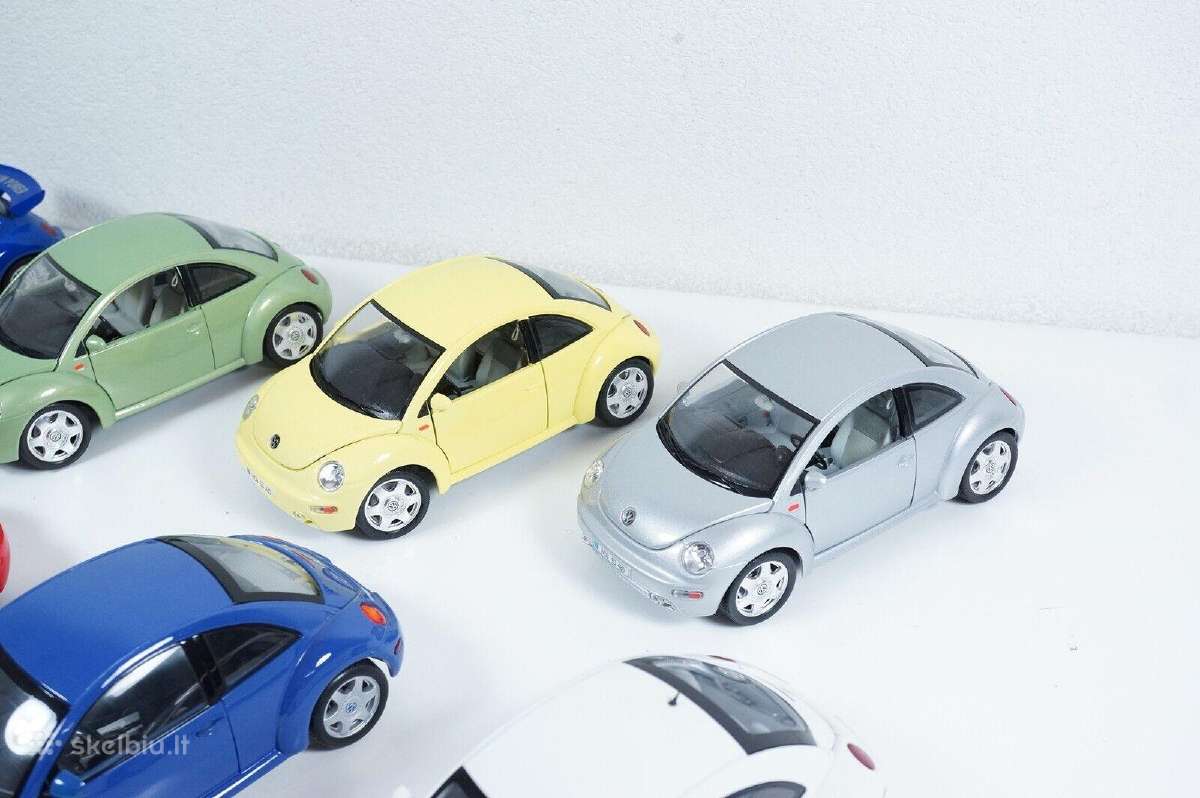 VW Beetle 1:18 modeliai kolekciniai dideli - nuotraukos Nr. 3