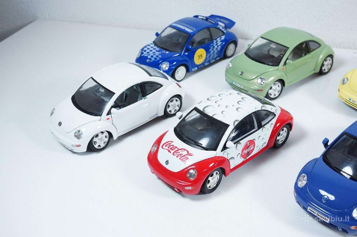 VW Beetle 1:18 modeliai kolekciniai dideli - nuotraukos Nr. 4