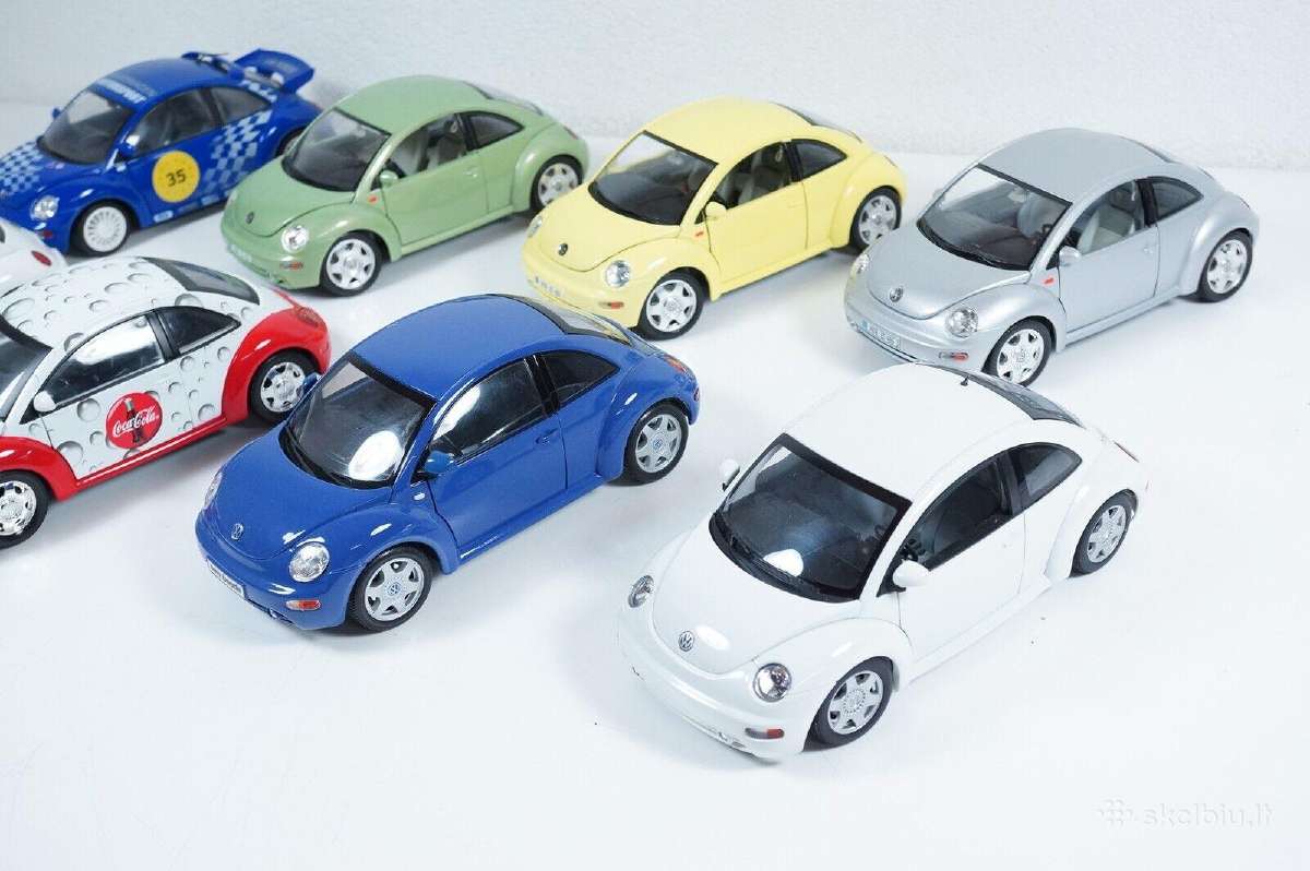 VW Beetle 1:18 modeliai kolekciniai dideli - nuotraukos Nr. 5