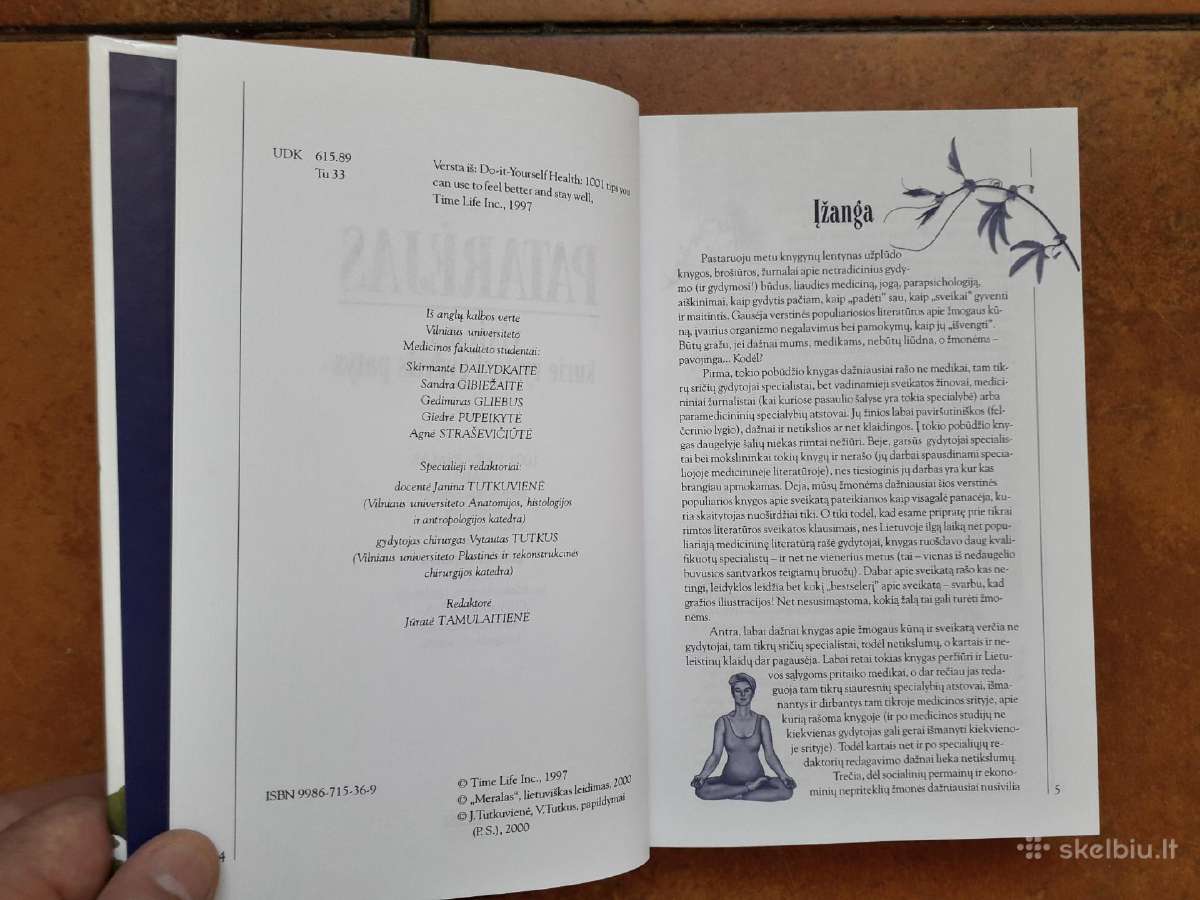 Patarėjas visiems, kurie ryžtasi gydytis patys - nuotraukos Nr. 3
