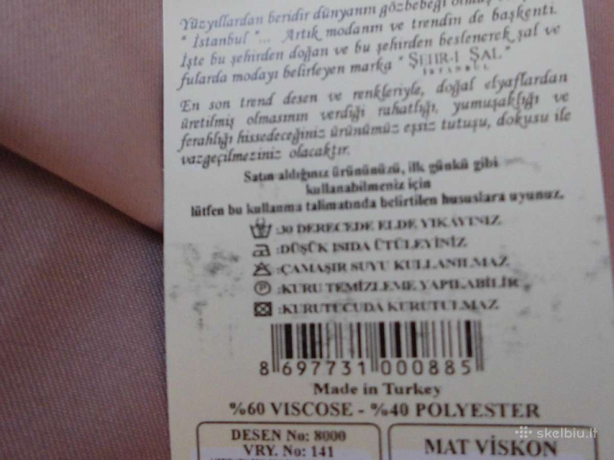 Plonas salikelis moterims.spalva "murzina rozine" - nuotraukos Nr. 4