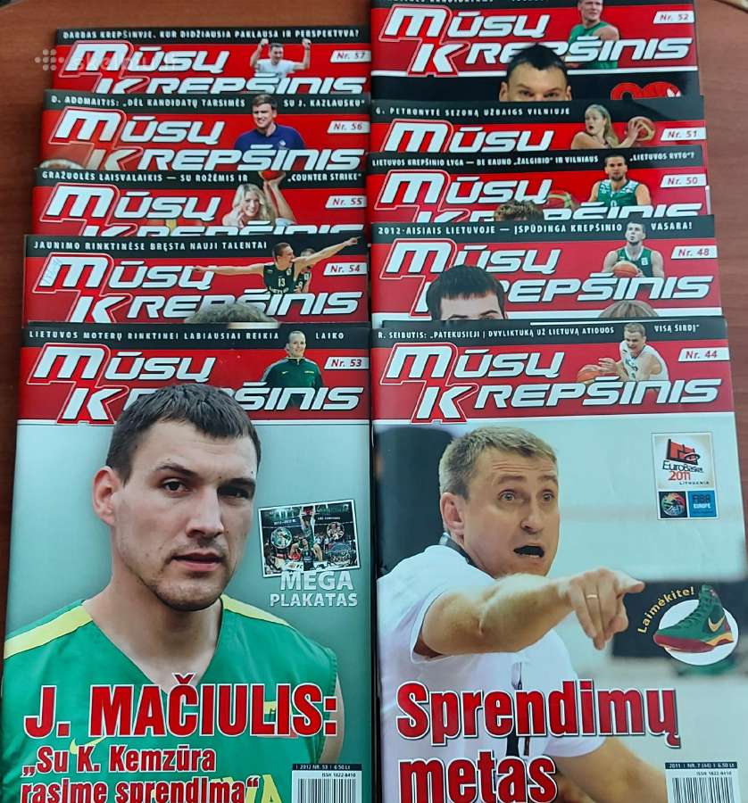 Žurnalai ,Mūsų krepšinis"