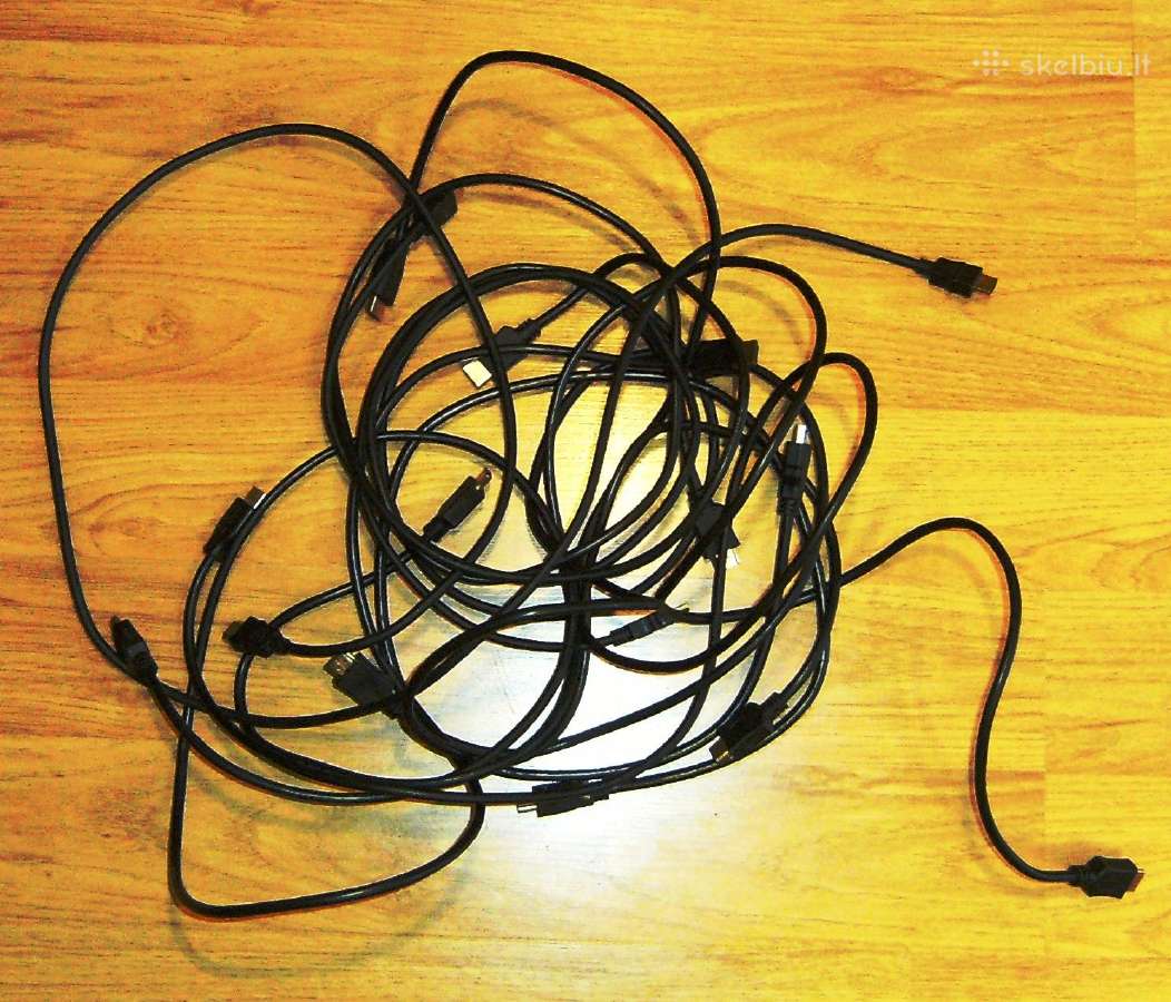Vga, Dvi, Hdmi, Dp, Pwr kabeliai/adapteriai 1€ - nuotraukos Nr. 21