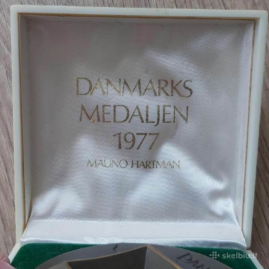 Sunkus medaliukas 1977 m. Danija - nuotraukos Nr. 3