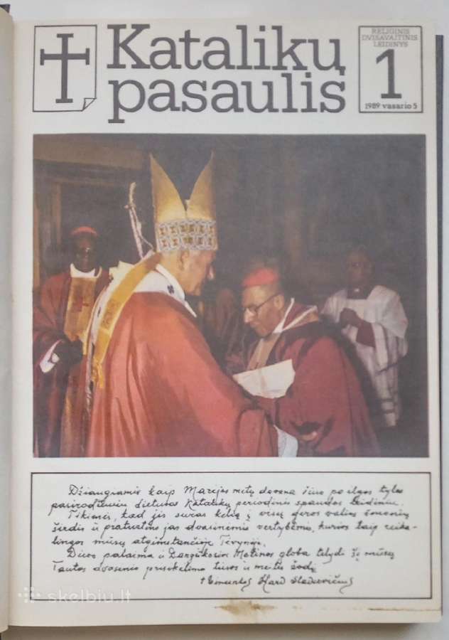 Katalikų pasaulis 1989 m. 12 žurnalų rinkinys - nuotraukos Nr. 5
