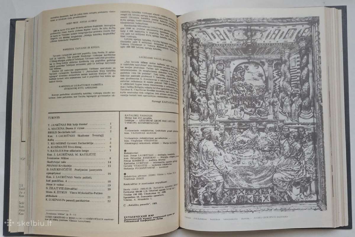 Katalikų pasaulis 1989 m. 12 žurnalų rinkinys - nuotraukos Nr. 8