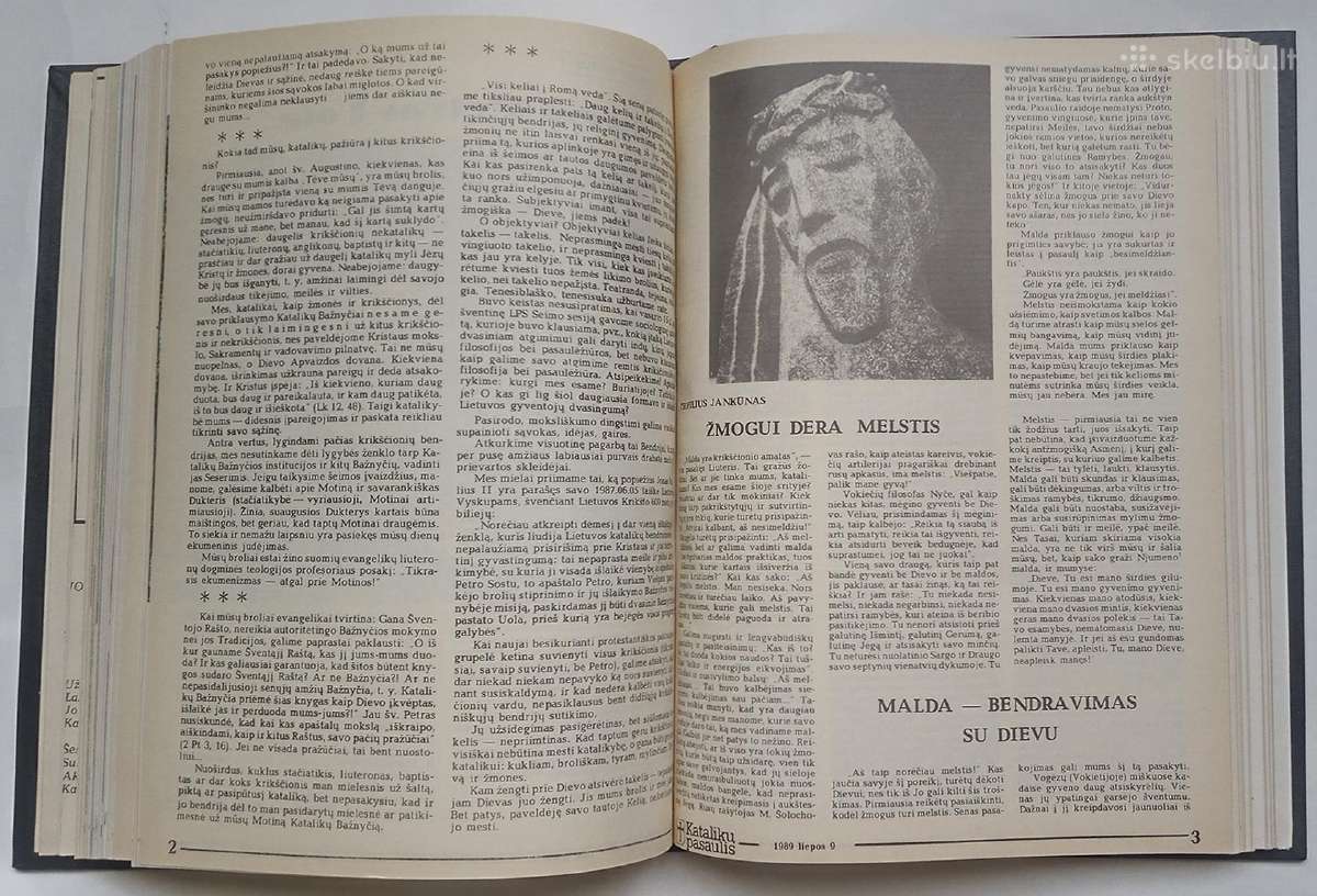 Katalikų pasaulis 1989 m. 12 žurnalų rinkinys - nuotraukos Nr. 9