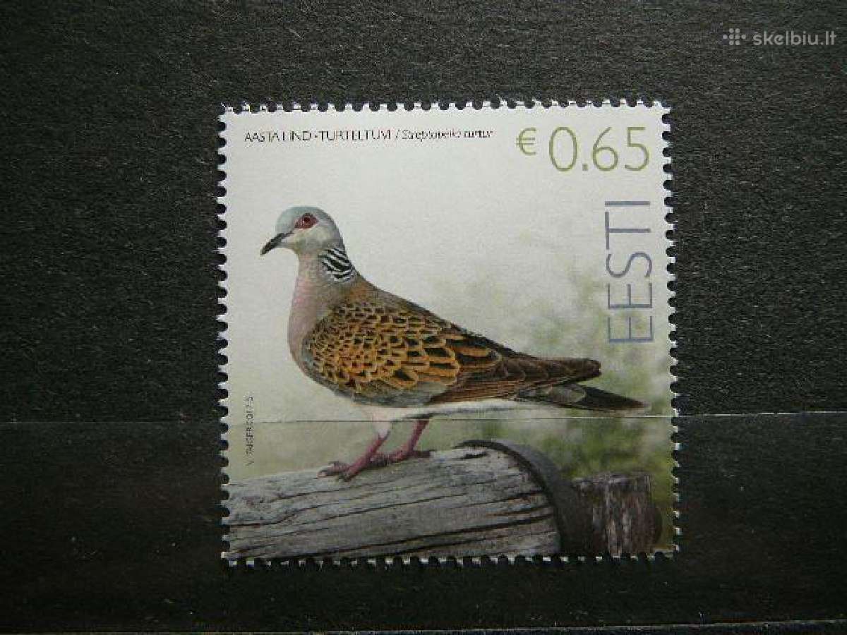Pauksciai Estija 2017 Mnh es882s