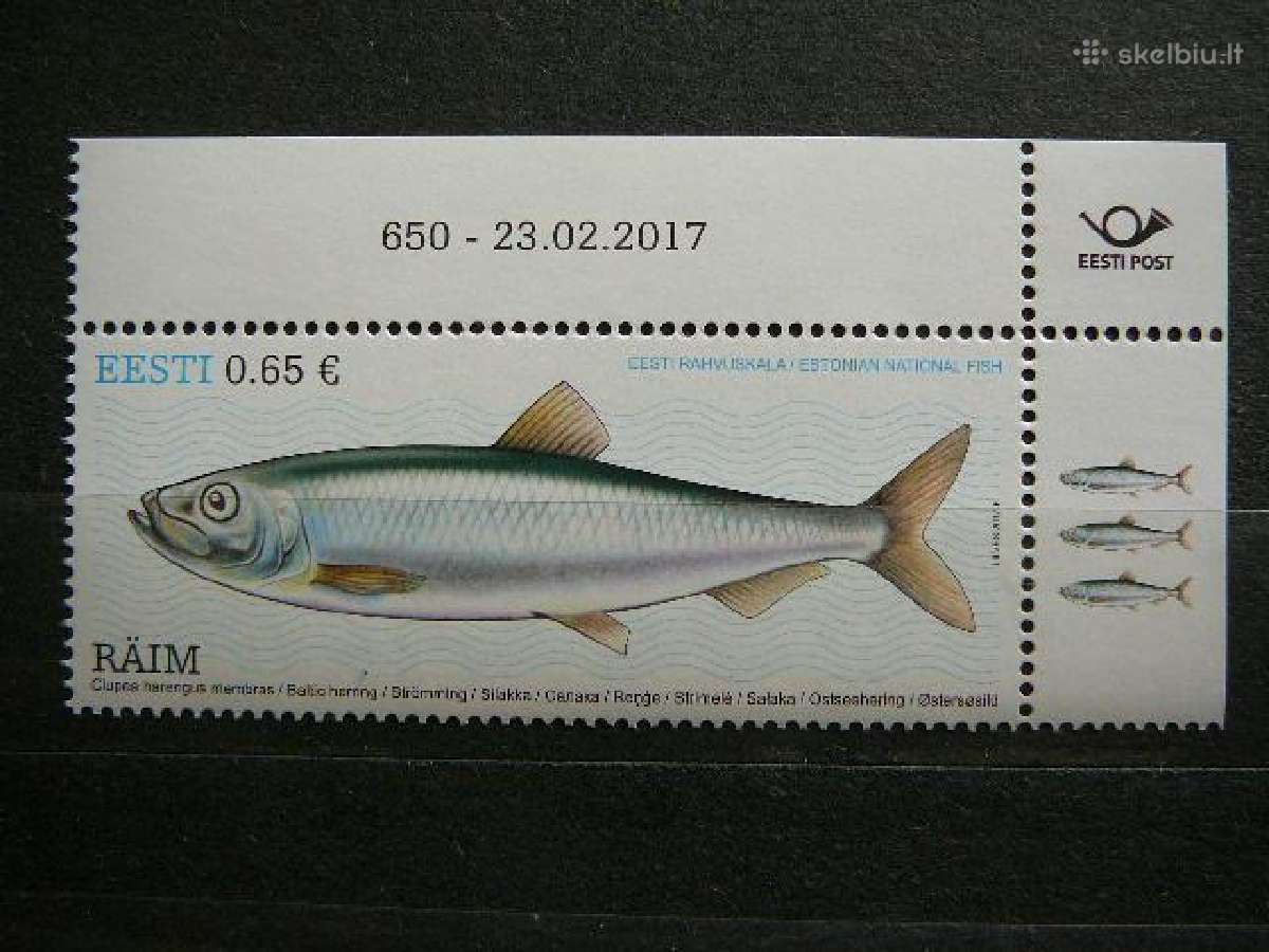 Zuvys Estija 2017 Mnh es883s