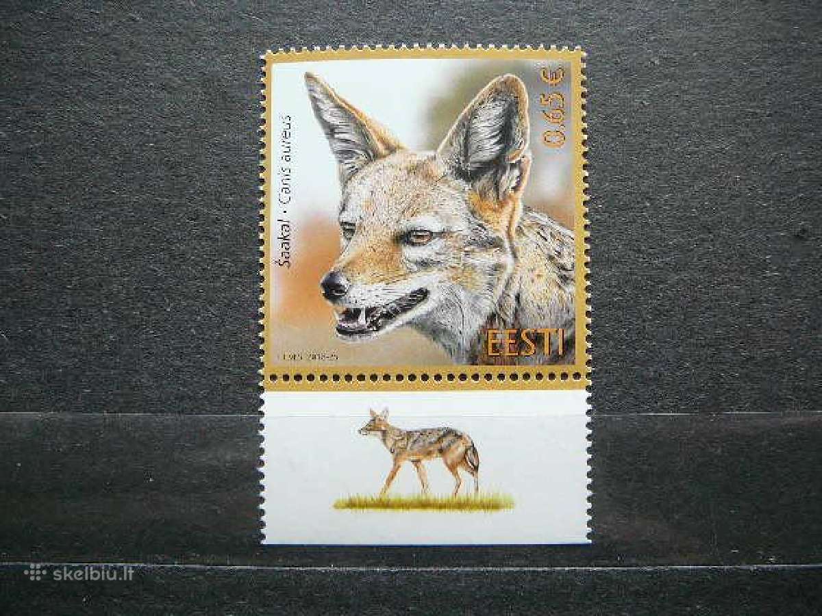 Sakalai Zverys Estija 2018 Mnh es934s