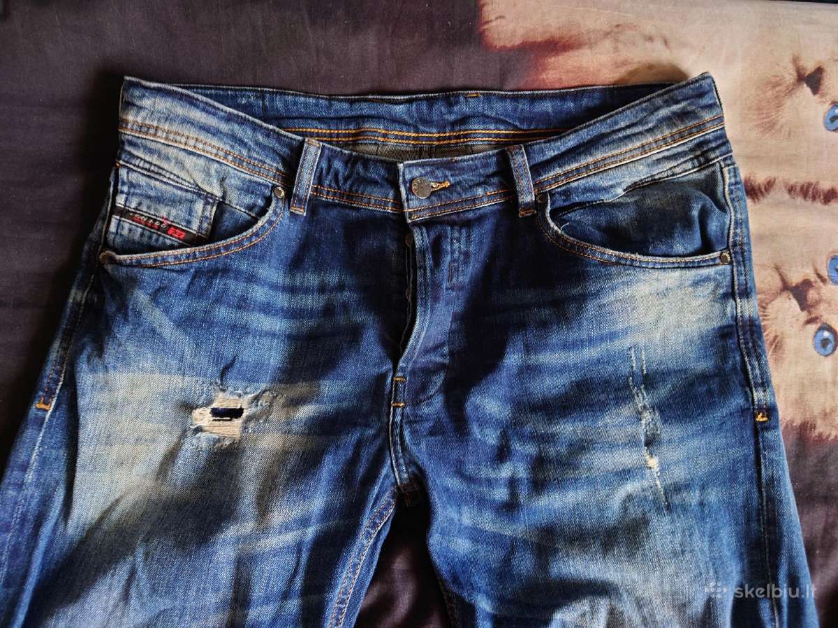 Vyriški džinsai diesel. L-XL. - nuotraukos Nr. 5