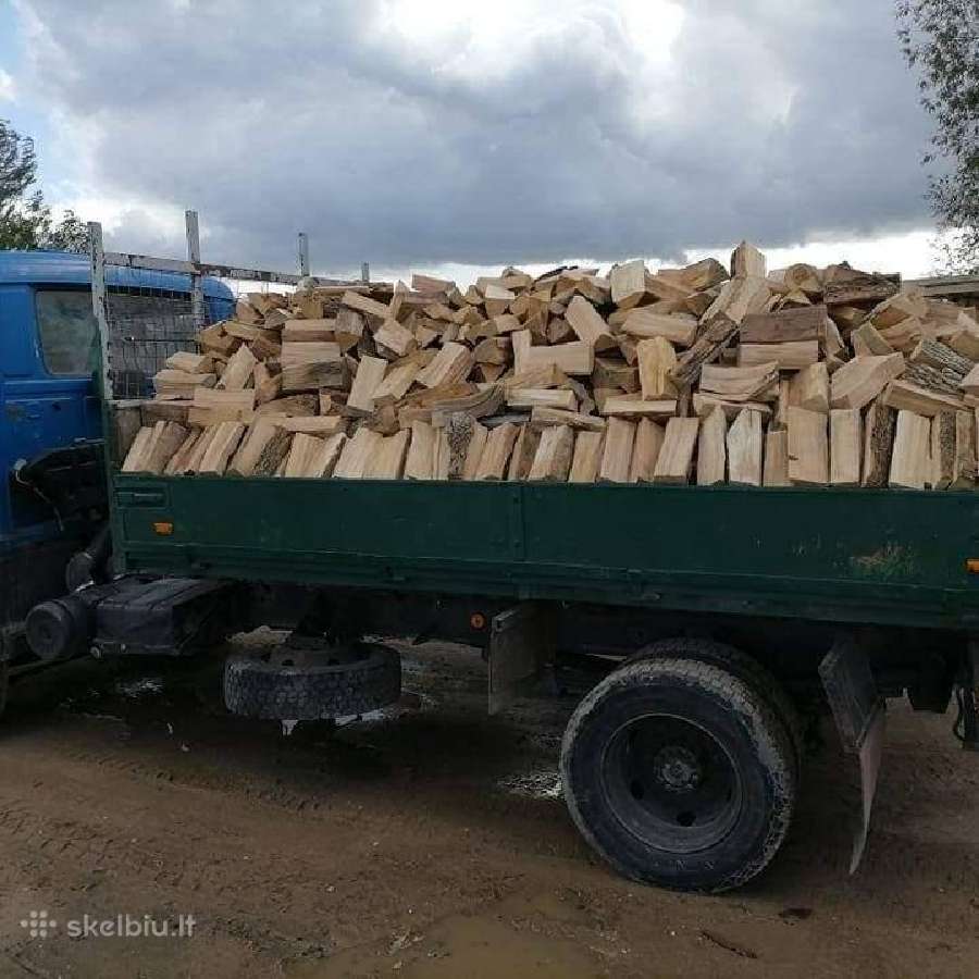 Sausos malkos, atraižos-vežu žvyrą, įv skaldą, akm