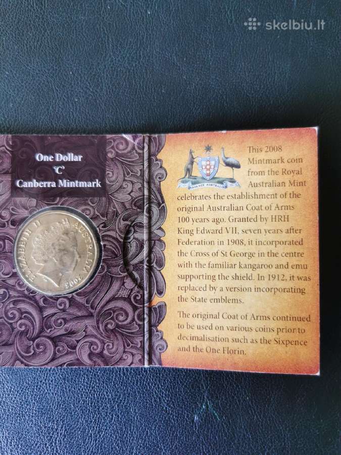 Australija 2008m 1 dollar AL-br - nuotraukos Nr. 2