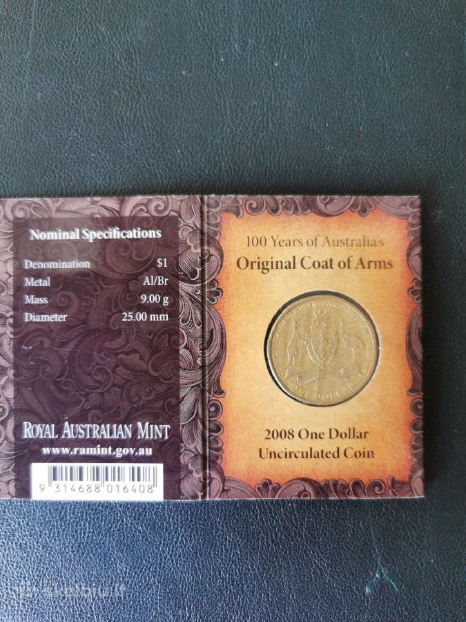 Australija 2008m 1 dollar AL-br - nuotraukos Nr. 3