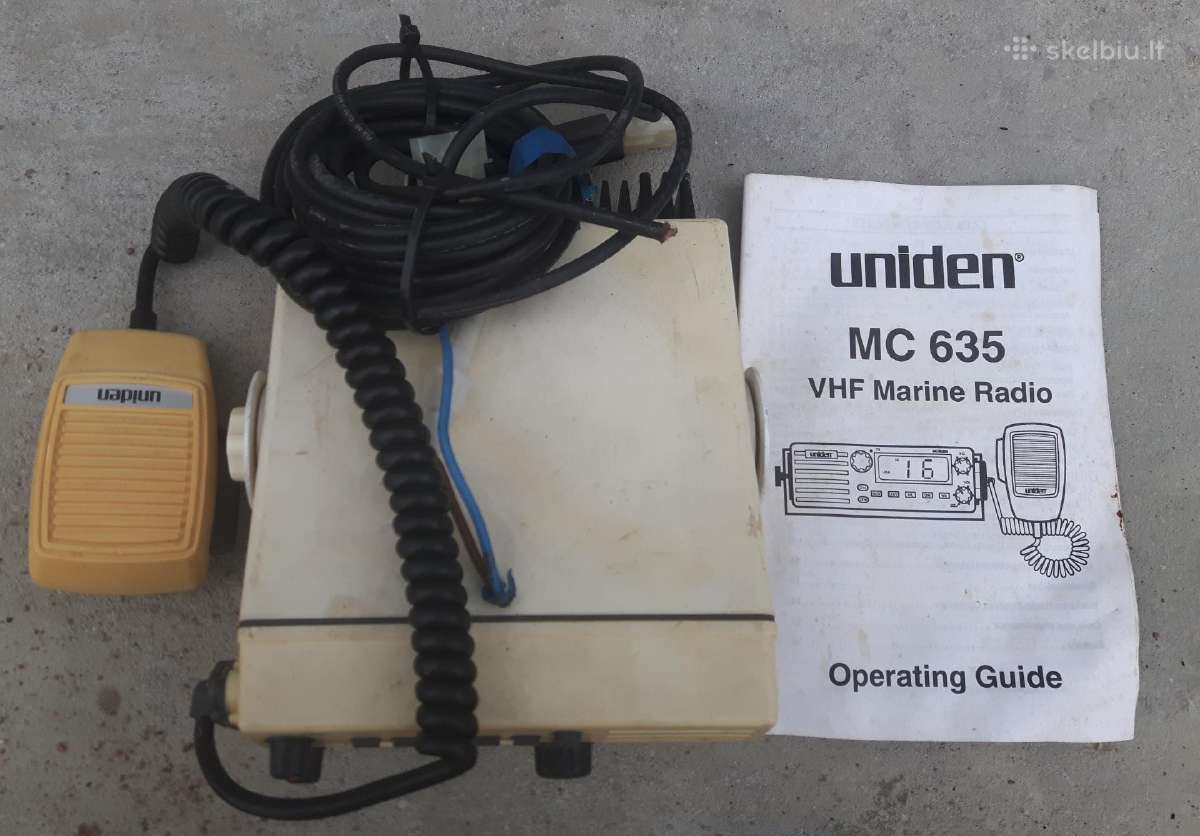 Radio Stotis Vhf Uniden Mc 635 - nuotraukos Nr. 2