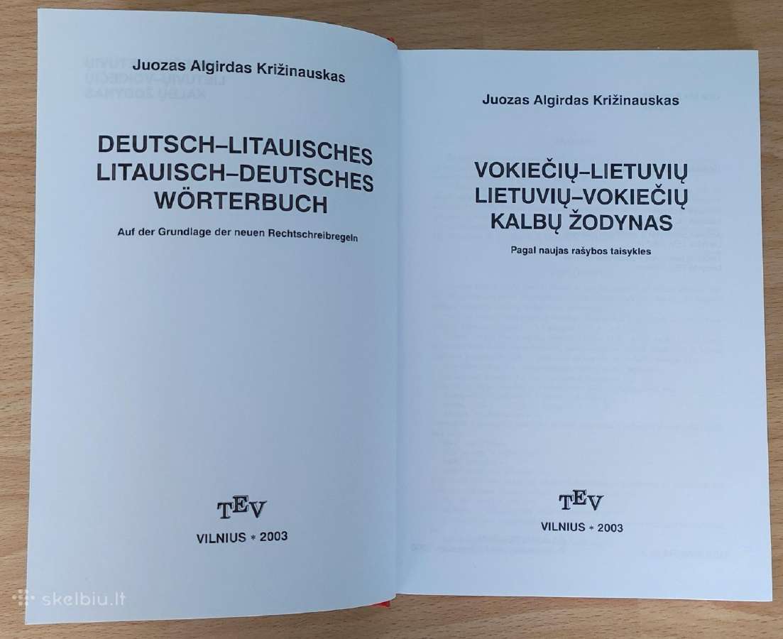 Vokiečių kalbos žodynas - nuotraukos Nr. 2