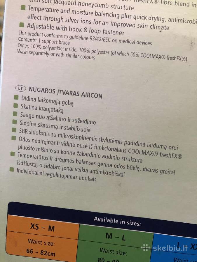 Nugaros itvaras aircon - nuotraukos Nr. 3