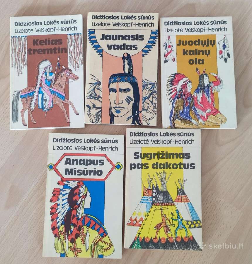 Detektyvai, pasakos ,knygos apie indėnus - nuotraukos Nr. 2