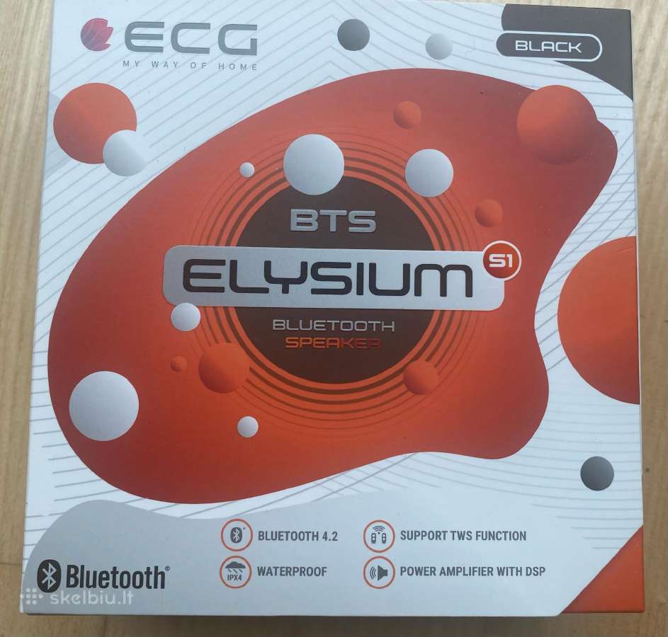 Ecg Bluetooth garsiakalbis atsparus vandeniui