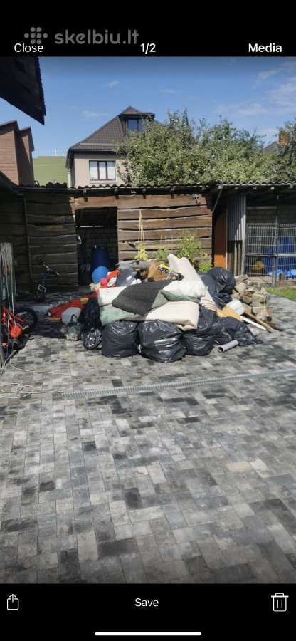 Šiukšlių išvežimas geriausia kaina griovimo darbai - nuotraukos Nr. 6