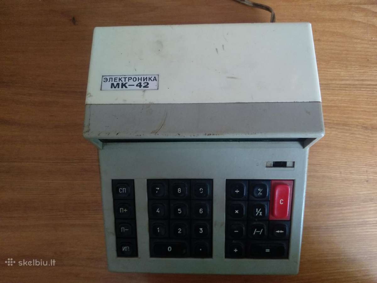 Skaičiuotuvas elektronika mk-42 - nuotraukos Nr. 2