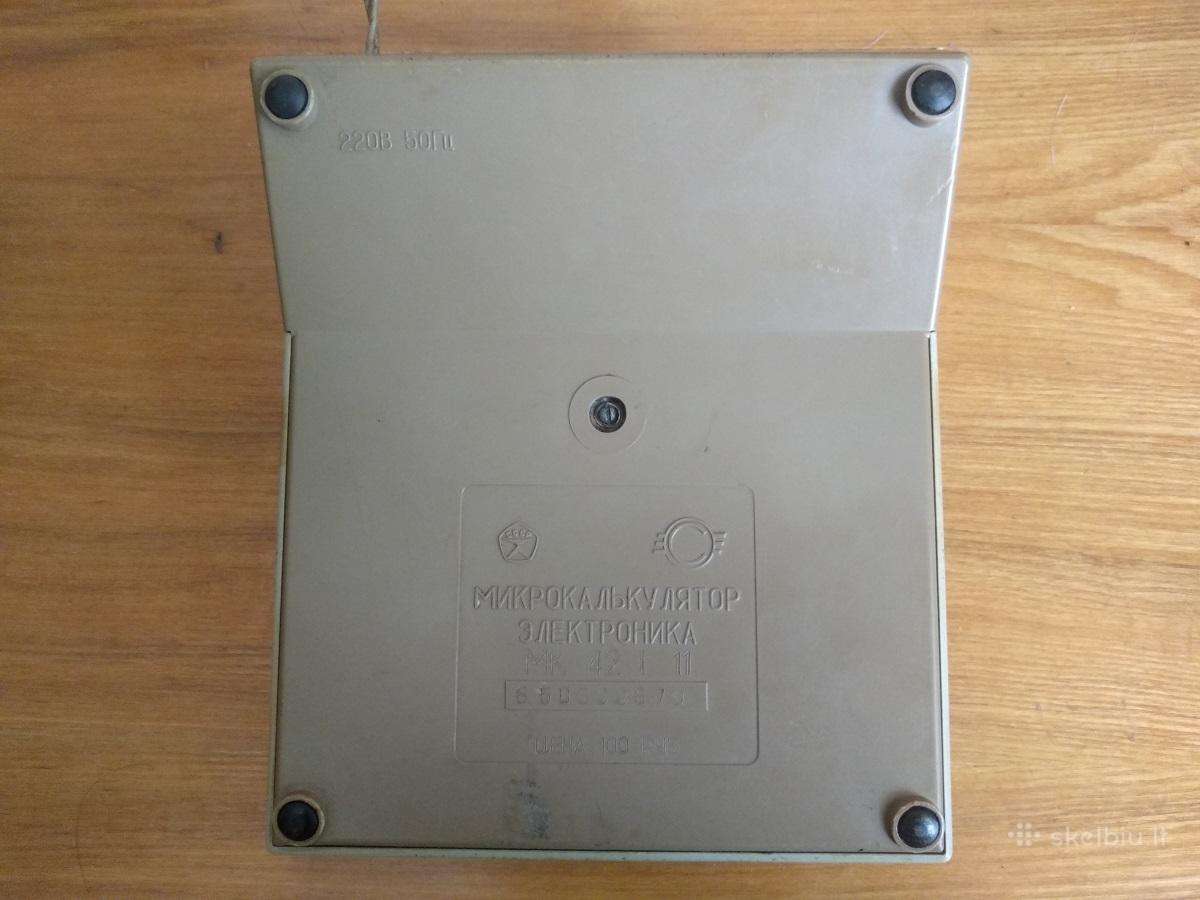 Skaičiuotuvas elektronika mk-42 - nuotraukos Nr. 3