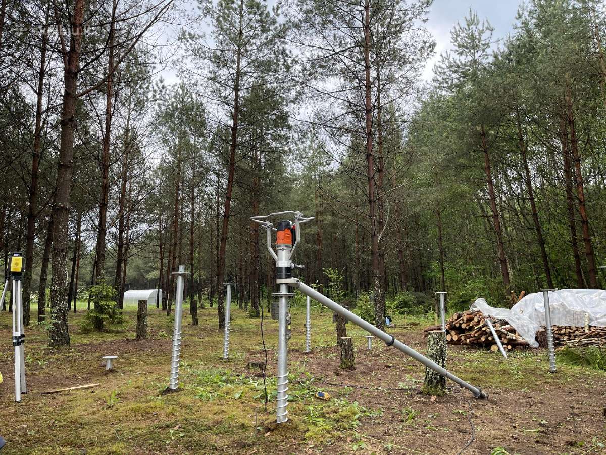 Sraigtiniai poliai/terasų pamatai/montavimas - nuotraukos Nr. 10