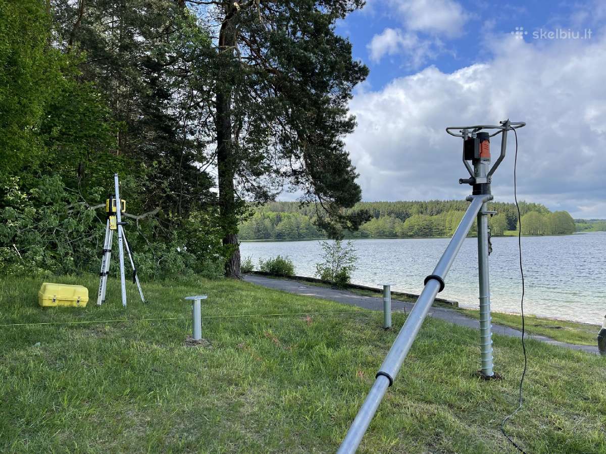 Sraigtiniai poliai/terasų pamatai/montavimas - nuotraukos Nr. 2