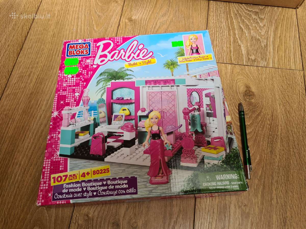 Barbie konstruktorius stambių dalių
