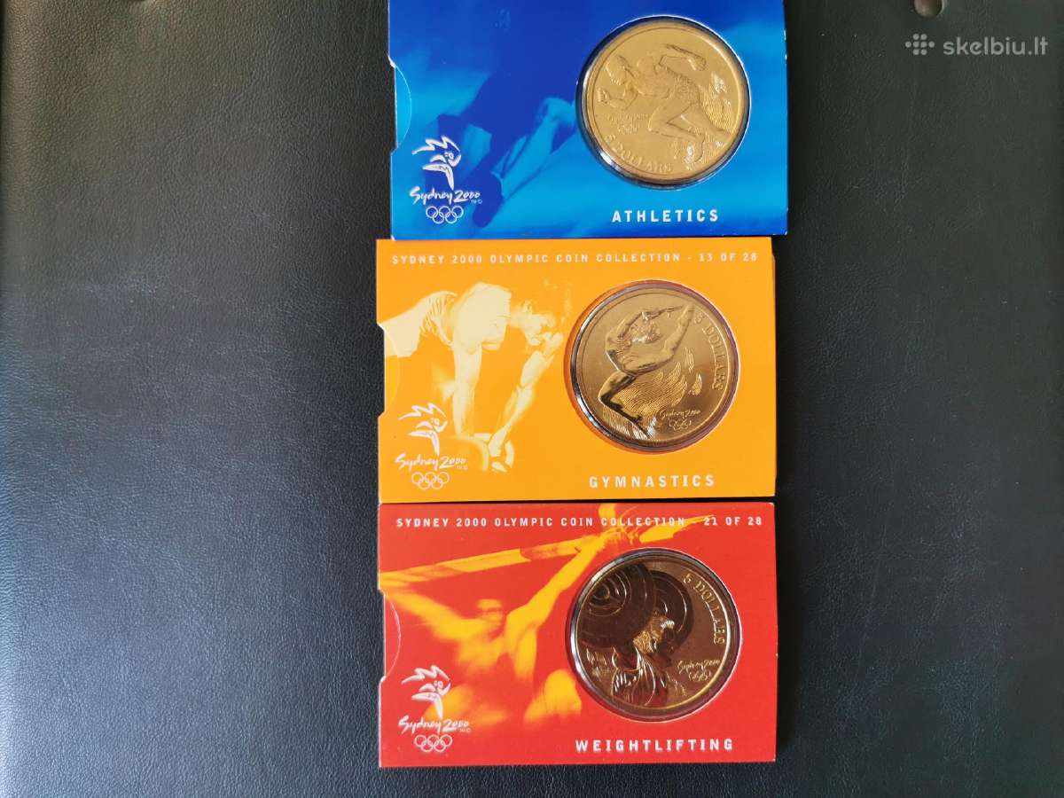 Australija 2000 5 dollars Sydnėjaus ol. žaid.