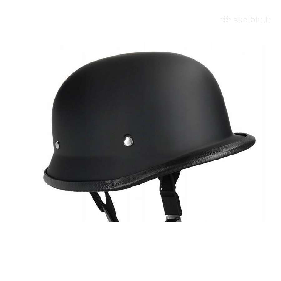 Retro motociklininko šalmas – atviro tipo 59-60cm - nuotraukos Nr. 3