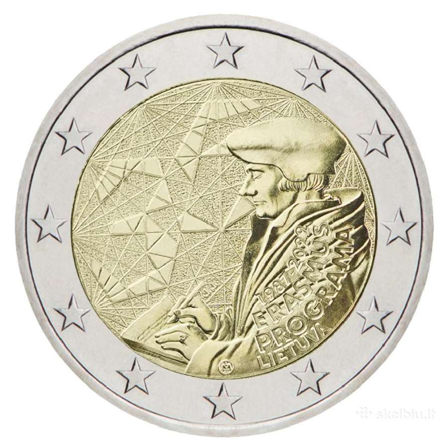 Erasmus 2 Eur Lietuva ritinėlis 60 Eur