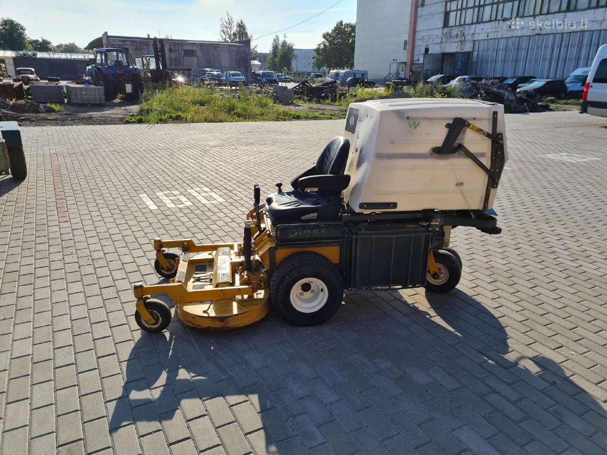 Vejapjove lapu surinkejas walker mower diesel - nuotraukos Nr. 2