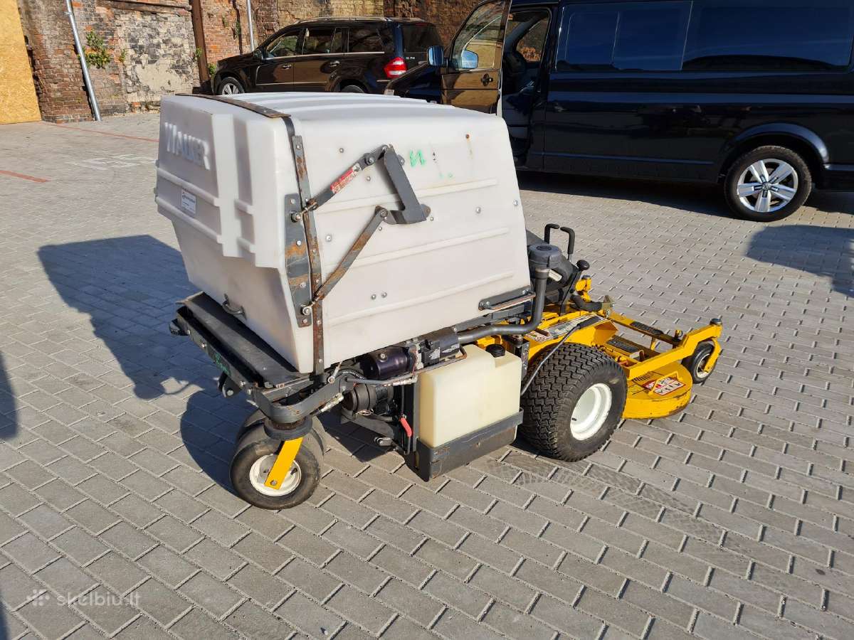 Vejapjove lapu surinkejas walker mower diesel - nuotraukos Nr. 5