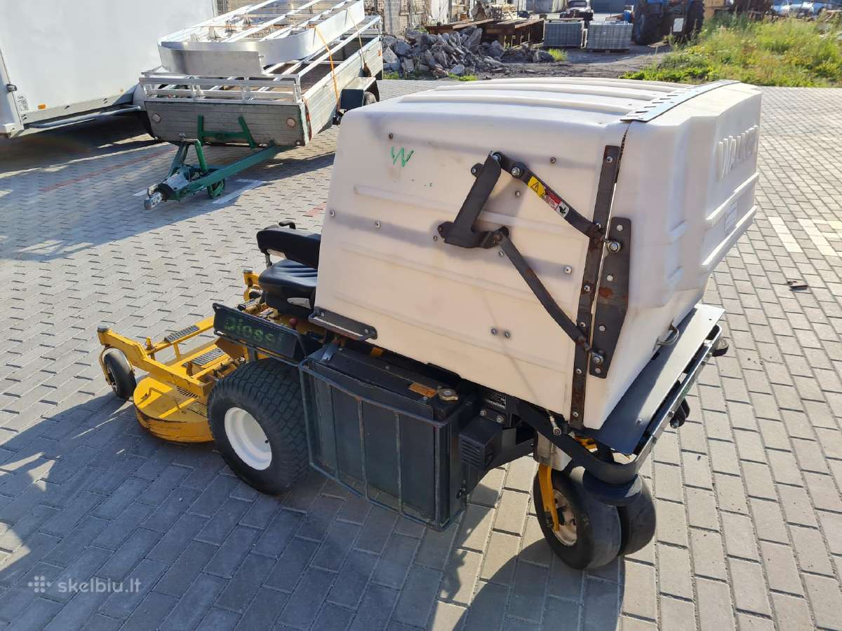 Vejapjove lapu surinkejas walker mower diesel - nuotraukos Nr. 6