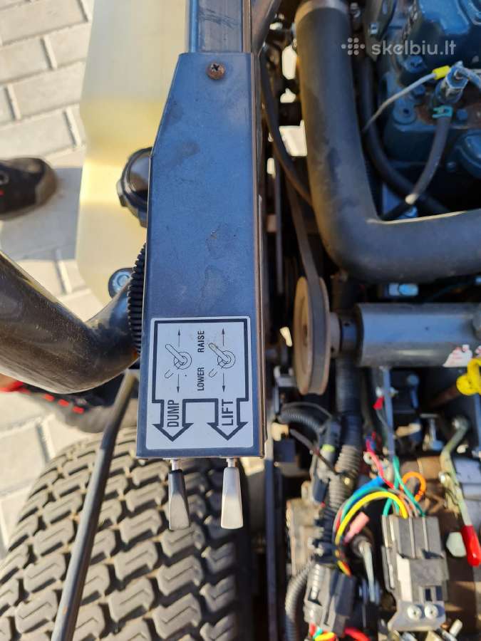 Vejapjove lapu surinkejas walker mower diesel - nuotraukos Nr. 13