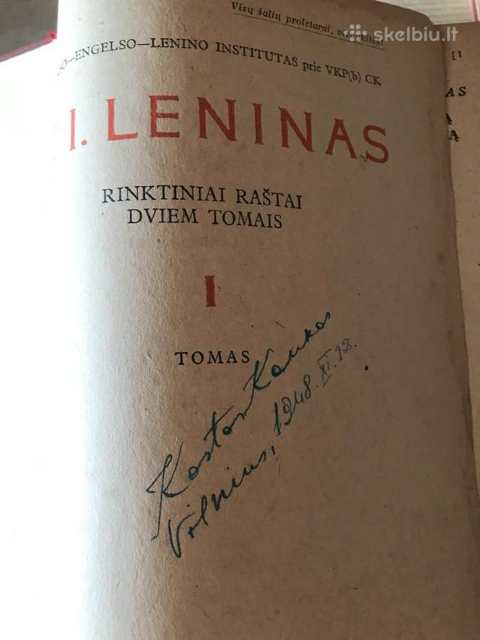 V.leninas Rinktiniai raštai dviem tomais - nuotraukos Nr. 10