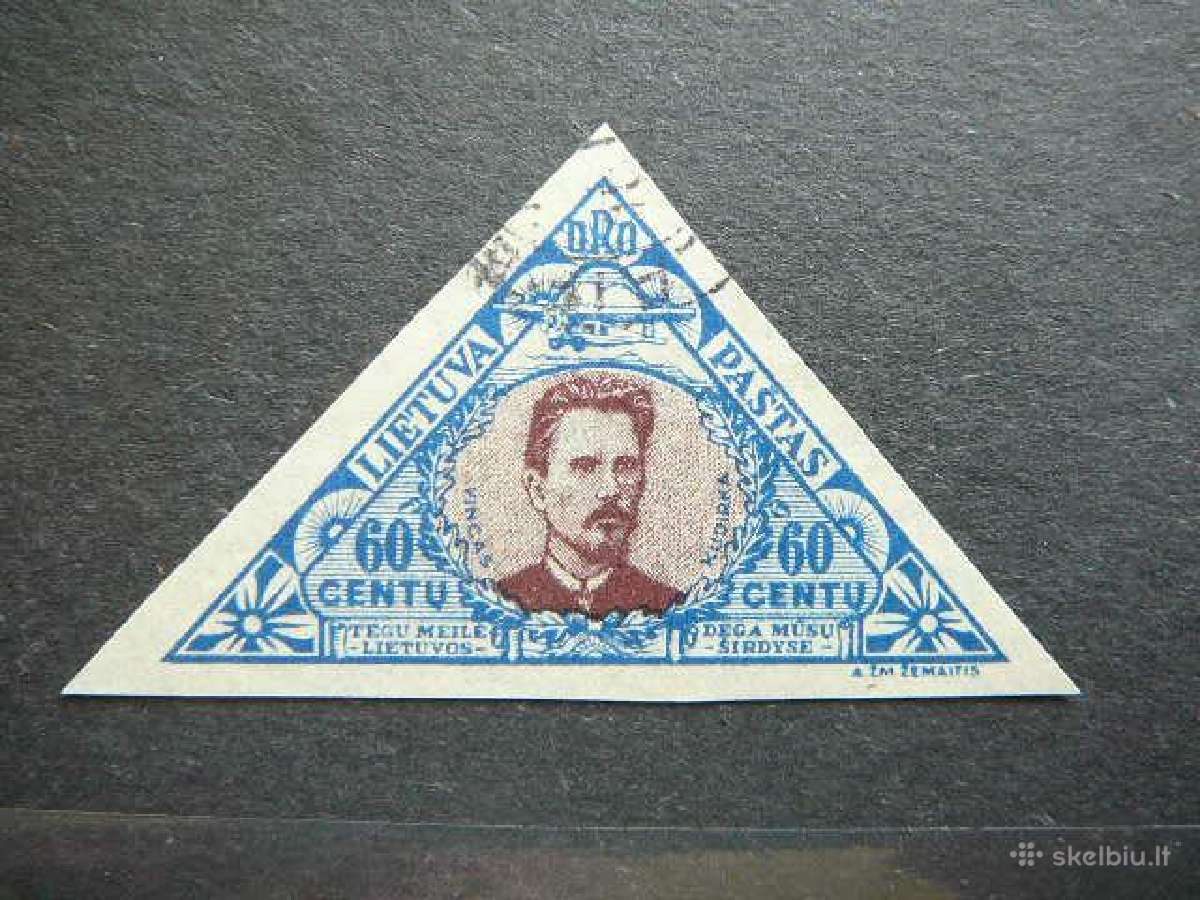 Lietuva 1933 V. Kudirka antsp. lit377ba