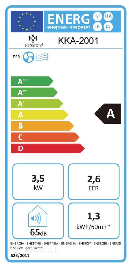 Kesser kondicionierius 3.5kw 4 viename - nuotraukos Nr. 6