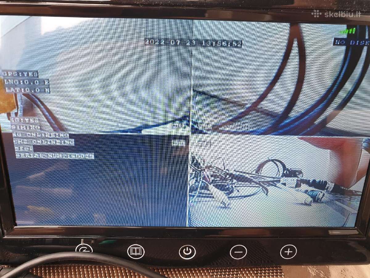 LCD monitorius 10 su 4G įrašytuvu ir 3 kameros - nuotraukos Nr. 11